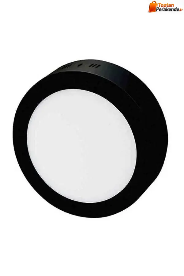 Cata CT-5235 18 Watt Sıva Üstü Yuvarlak Led Panel Armatür Siyah Kasa Günışığı